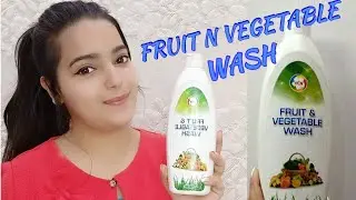 Vcn fruit n vegetable wash |review +demo |shocking results |healthy food n fruit |by adhira