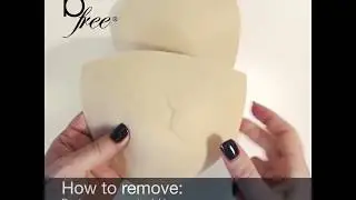 How to remove creases from bra pads/cups!