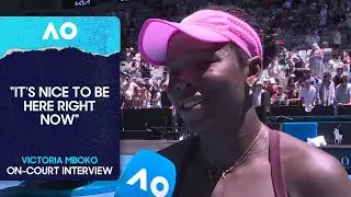 Victoria Mboko On-Court Interview | Australian Open 2026 Third Round