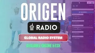 Origen Radio - QBCore & ESX Versi&oacute;n - Script Five M