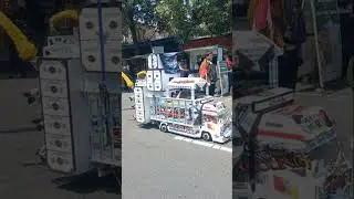 horeg !! miniatur truk sound system di karnaval HUT RI 80 #tulungagung #pawai #miniature #soundhoreg