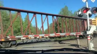 BCOL 4615 CN 5450 and CN 5244 lead a fast freight outside Sheldon WI