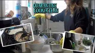 QUARANTINE CLEAN&COOK WITH ME