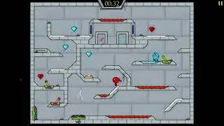 How to finish level 33 on Fireboy & Watergirl 3