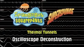 SpinBrick SquarePants: SuperSponge (PS1) - Thermal Tunnels [Oscilloscope Deconstruction]