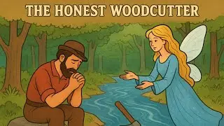 The Honest Woodcutter 🌳🌲🧒🏻 | Kids Stories🌈 | Stories in English 😻✨