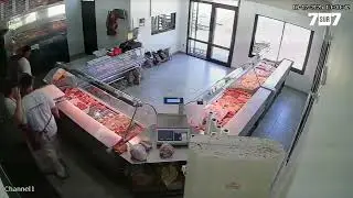 Il tente de braquer une boucherie, il finit par se faire menacer avec un couteau