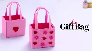 How to make gift bag | How to make gift bag at home | Valentines Day Gift Ideas