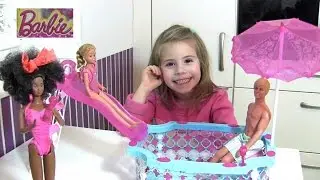 Barbie Glam Pool - ab auf die Rutsche und ins Wasser - Aqua Fun | Mattel