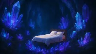 10 Min Crystal Cave Calm | Bed of Stillness & Echoing Peace