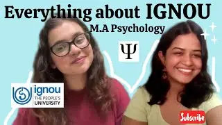 Everything about IGNOU MA psychology | from a student’s perspective |