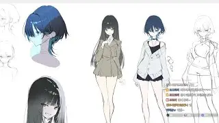 【Pro-p】- Live Drawing Process 25.02.22 | [DIGITAL PAINTING] | イラスト制作の流れ