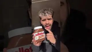 Trying the Nutella knife hack #shorts
