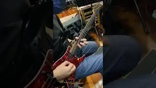 Shue Guitar Sham Kamikaze with Boss GT1000 straight to mixer