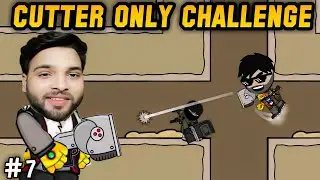 Cutter only challenge in mini militia 🤣 # 7