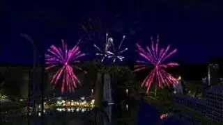 RCT3 Fireworks Show - Blazing Rhythms