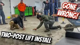 Shop Project! - Two-Post Lift Install