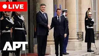 LIVE | Macron Hosts Croatian PM Plenkovic at Elysee Palace &mdash; Major Deals at be Signed | APT
