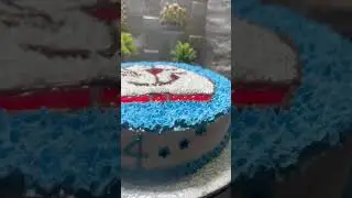 Birthday cake for doraemon lovers #doraemonnobita #cake #cooktotastebyhj #doraemoninhindi #tasty