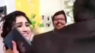Vanitha kissing comedy