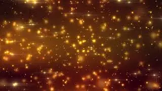 Streaming/Twitch PC background Golden Stars 1 hour 4k