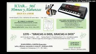 1270 - GRACIAS A DIOS, GRACIAS A DIOS