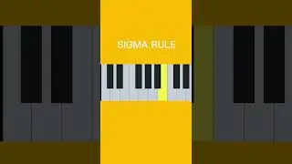 Respect melodic sigma #piano #tutorial #viral #memes