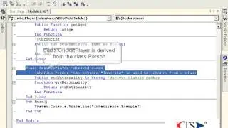 Inheritance Example|OOP Concepts| VB.NET Programming| Video Tutorials