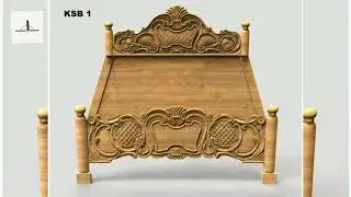 New fashioned and Latest Wooden bed design | sheesham wood bed designs / shams interior vlog