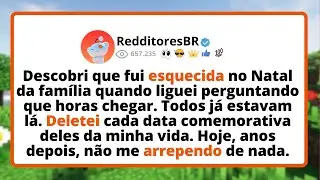 Descobri QUE fui esquecida no Natal da família QUANDO liguei perguntando que horas CHEGAR. Todos...