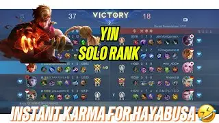 MOBILE LEGENDS - YIN SOLO IN RANK