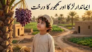 The Honest Boy and the Date Tree | A Beautiful Islamic Moral Story for Kids & Families #stories 