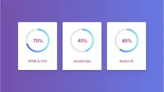 How To Make a Responsive Circular Progress Bar Using HTML And CSS