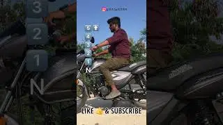 How to Shift gears in bikes | Bs6 Honda Shine 2023 Model | Honda Shine Gear Pattern #viral #shorts