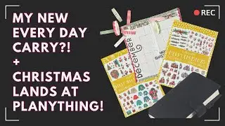 December in a Standard Travelers Notebook | Planything Christmas Stickerbooks | Lauren Phelps Design