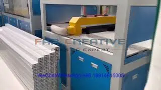 PVC hollow cabinet board furniture board extrusion production line