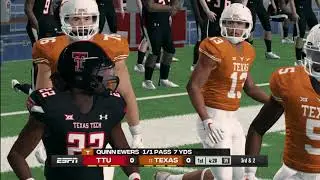 A BLOW OUT in Austin... Texas v Texas Tech (NCAA2K14 Upsets)