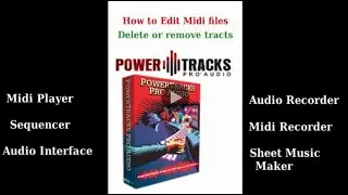 Powertracks Audio Pro How to delete tracts