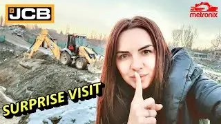 JCB 3CX ⚠ Surprise Visit to the Construction Site (Subtitles EN, SP, Polish, Turkish, Hungarian)