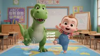 Dinosaur Dance School | Fun Dinosaur Song for Toddlers to Learn Dinosaurs and Dance