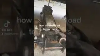 Torsion bar unloading