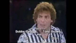 Tony Brown vs Bobby George 1983 World Darts Championship Round 1