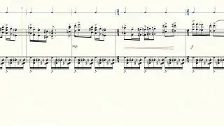 Klaviersonate Nr.4 (Datterich - Fantasie) - 2018  Musiknotation: Finale 25