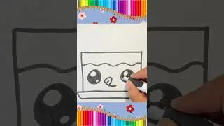 Kolay Sevimli Pasta &Ccedil;izimi How to Draw Cute Cake #shorts
