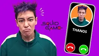 LLAMADA DE THANOS DEL JUEGO DEL CALAMAR | QUIERE JUGAR CONTIGO! JUGAREMOS MUEVETE LUZ VERDE