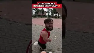 LITTLE SNEAKY DECEIVED EVERYONE ? 😂 #andreykafeed #funny #prank #pov #escaping #littlesneaky #shorts