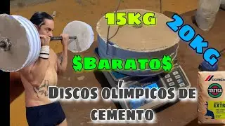 🔥КАК СДЕЛАТЬ СВОИ ОЛИМПИЙСКИЕ ЦЕМЕНТНЫЕ ДИСКИ🔥20 кг 15 кг🤯