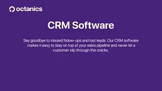 Growing Your Business with our Software | CRM Software | Octanics