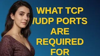 What tcp /udp ports are required for Kerberos communication?