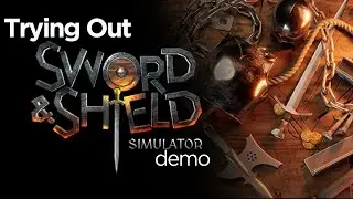 i see the vision, blacksmithing in war simulator lol (Trying Out Sword and Shield Simulator Demo)